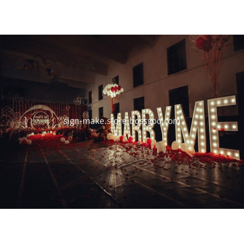 Luxury Event Family Love Marquee Decoration Letter Signs